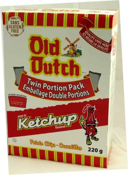 Old Dutch Potato Chips, Ketchup, 220 Grams/7.8 Ounces